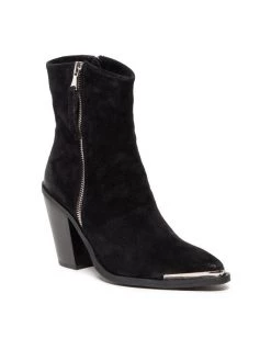 Φτηνός ???? Carinii Γυναίκες Biker Μποτάκια Μποτάκια B7467/M Μαύρο ????