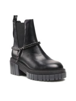 ΧΟΝΔΡΙΚΟ ΕΜΠΟΡΙΟ ⌛ Carinii Γυναίκες Biker Μποτάκια Μποτάκια B7464 Μαύρο ????