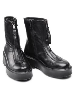 Προώθηση ???? Carinii Γυναίκες Biker Μποτάκια Μποτάκια B7456 Μαύρο ✔️ -Carinii Εκπτώσεις unnamed file 1858