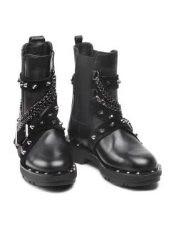 Φτηνός ???? Carinii Γυναίκες Biker Μποτάκια Μποτάκια με λάστιχο B7421 Μαύρο ???? -Carinii Εκπτώσεις unnamed file 1864