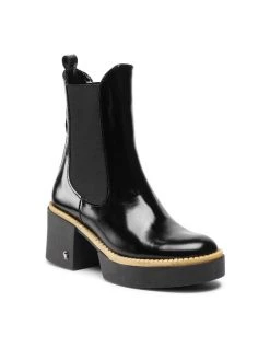 Προώθηση ⌛ Carinii Γυναίκες Biker Μποτάκια Μποτάκια B7457 Μαύρο ????