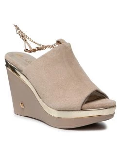 Ολοκαίνουργιο ???? Carinii Γυναίκες Παντόφλες B7382 Μπεζ ????