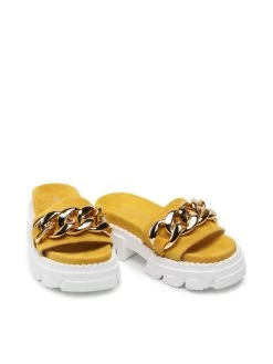 Φτηνός ???? Carinii Γυναίκες Παντόφλες B7254 Κίτρινο ???? -Carinii Εκπτώσεις unnamed file 1900