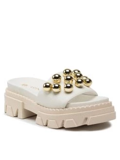 Ολοκαίνουργιο ???? Carinii Γυναίκες Παντόφλες B7227 Μπεζ ⭐