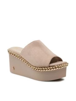 Συμφωνίες ⌛ Carinii Γυναίκες Παντόφλες B7296 Μπεζ ????