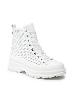 Καλύτερες κριτικές για ???? Carinii Γυναίκες Biker Μποτάκια Μποτάκια B7318 Λευκό ✨