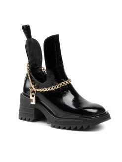 Εκπτωση ???? Carinii Γυναίκες Biker Μποτάκια Μποτάκια B7369 Μαύρο ????