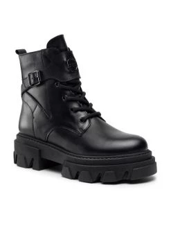 Αγορά ???? Carinii Γυναίκες Biker Μποτάκια Μποτάκια B7434 Μαύρο ????