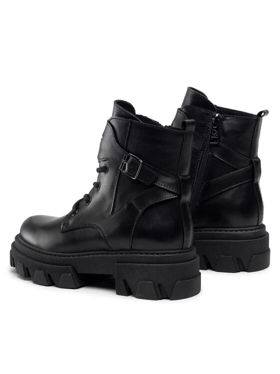 Αγορά ???? Carinii Γυναίκες Biker Μποτάκια Μποτάκια B7434 Μαύρο ???? 5 Αγορά ???? Carinii Γυναίκες Biker Μποτάκια Μποτάκια B7434 Μαύρο ???? - Image 3