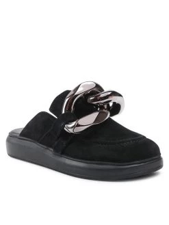 Καλύτερες κριτικές για ???? Carinii Γυναίκες Παντόφλες B7299 Μαύρο ❤️