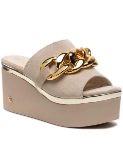 Εξοδος ???? Carinii Γυναίκες Παντόφλες B7294 Μπεζ ✨