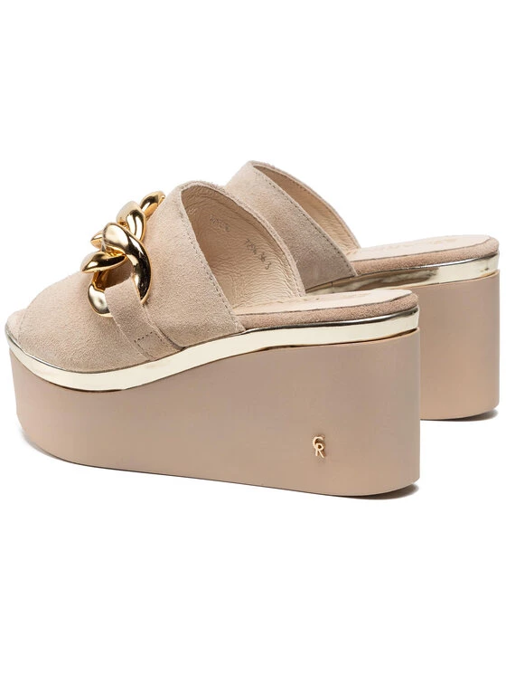 Εξοδος ???? Carinii Γυναίκες Παντόφλες B7294 Μπεζ ✨ 5 Εξοδος ???? Carinii Γυναίκες Παντόφλες B7294 Μπεζ ✨ - Image 3