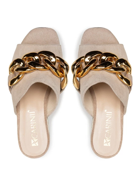 Εξοδος ???? Carinii Γυναίκες Παντόφλες B7294 Μπεζ ✨ 8 Εξοδος ???? Carinii Γυναίκες Παντόφλες B7294 Μπεζ ✨ - Image 6