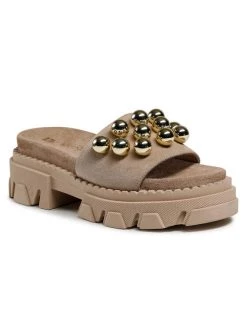 Προϋπολογισμός ???? Carinii Γυναίκες Παντόφλες B7227 Μπεζ ????