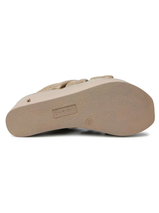 Καλύτερη πώληση ???? Carinii Γυναίκες Παντόφλες B7109 Μπεζ ???? 6 Καλύτερη πώληση ???? Carinii Γυναίκες Παντόφλες B7109 Μπεζ ???? - Image 4