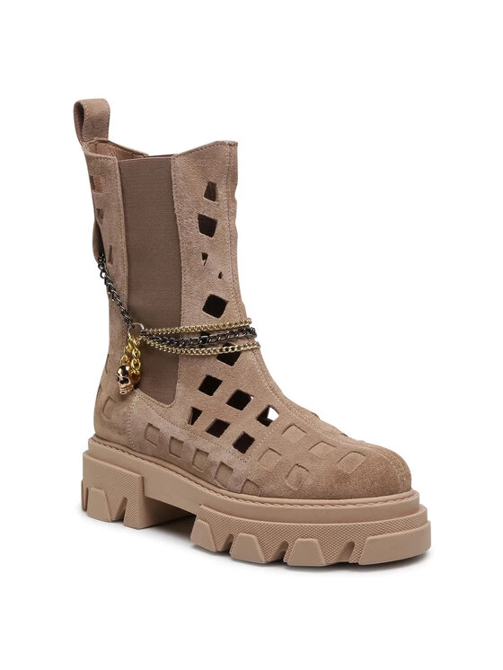 Ολοκαίνουργιο ❤️ Carinii Γυναίκες Μποτάκια B7046 Μπεζ ???? 3 Ολοκαίνουργιο ❤️ Carinii Γυναίκες Μποτάκια B7046 Μπεζ ????