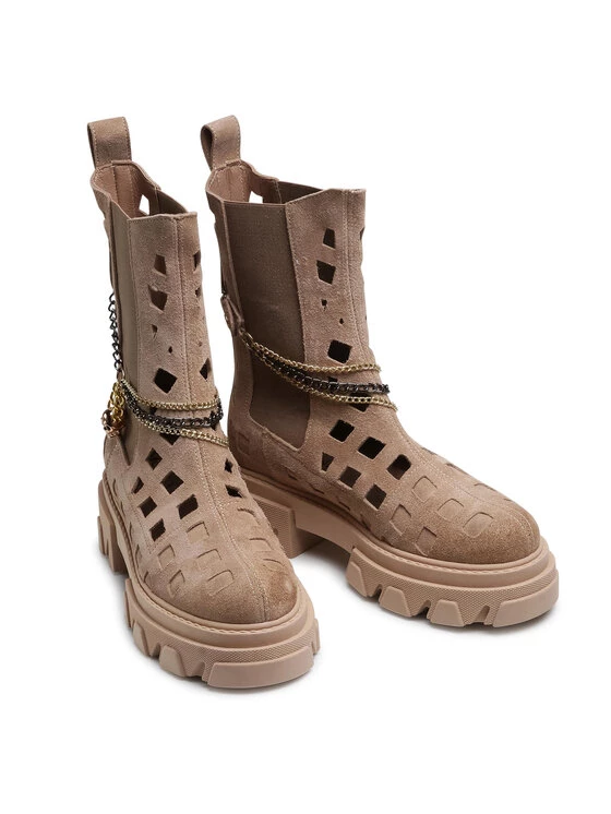 Ολοκαίνουργιο ❤️ Carinii Γυναίκες Μποτάκια B7046 Μπεζ ???? 7 Ολοκαίνουργιο ❤️ Carinii Γυναίκες Μποτάκια B7046 Μπεζ ???? - Image 5