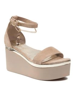 Προϋπολογισμός ❤️ Carinii Γυναίκες Σανδάλια B7383 Μπεζ ????