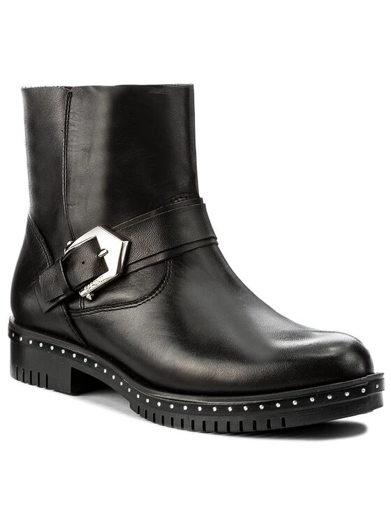 Κουπόνι ???? Carinii Γυναίκες Biker Μποτάκια Μποτάκια B4202/BN Μαύρο ✨ 3 Κουπόνι ???? Carinii Γυναίκες Biker Μποτάκια Μποτάκια B4202/BN Μαύρο ✨