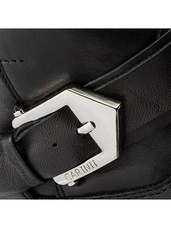 Κουπόνι ???? Carinii Γυναίκες Biker Μποτάκια Μποτάκια B4202/BN Μαύρο ✨ 5 Κουπόνι ???? Carinii Γυναίκες Biker Μποτάκια Μποτάκια B4202/BN Μαύρο ✨ - Image 3