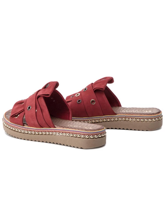 Προϋπολογισμός ???? Carinii Γυναίκες Παντόφλες B4407 Μπορντό ???? 5 Προϋπολογισμός ???? Carinii Γυναίκες Παντόφλες B4407 Μπορντό ???? - Image 3