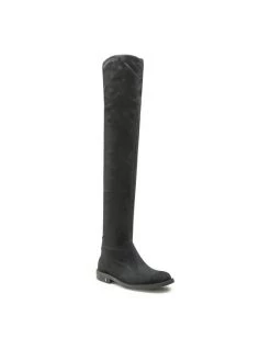 ΧΟΝΔΡΙΚΟ ΕΜΠΟΡΙΟ ???? Carinii Γυναίκες Μπότες πάνω από το γόνατο B8438 Μαύρο ????