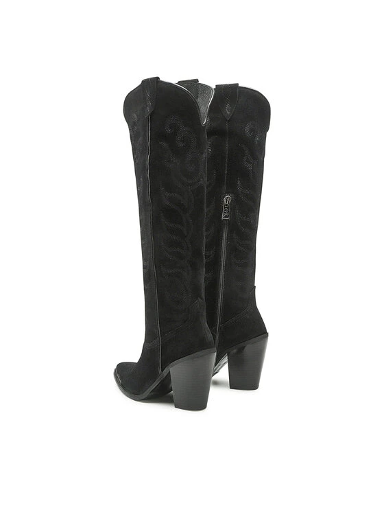 Συμφωνίες ❤️ Carinii Γυναίκες Μπότες πάνω από το γόνατο B8364 Μαύρο ???? 5 Συμφωνίες ❤️ Carinii Γυναίκες Μπότες πάνω από το γόνατο B8364 Μαύρο ???? - Image 3