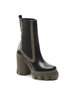 Τοπ 10 ⭐ Carinii Γυναίκες Biker Μποτάκια Μποτάκια B8458 Μαύρο ????