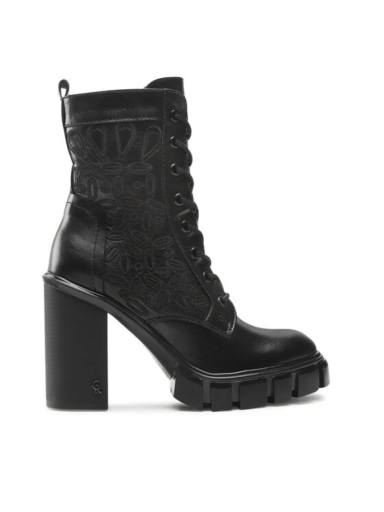 Flash Sale ???? Carinii Γυναίκες Biker Μποτάκια Μποτάκια B8361 Μαύρο ???? 4 Flash Sale ???? Carinii Γυναίκες Biker Μποτάκια Μποτάκια B8361 Μαύρο ???? - Image 2