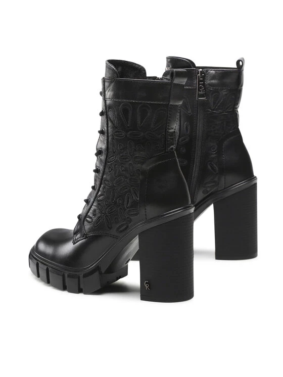 Flash Sale ???? Carinii Γυναίκες Biker Μποτάκια Μποτάκια B8361 Μαύρο ???? 5 Flash Sale ???? Carinii Γυναίκες Biker Μποτάκια Μποτάκια B8361 Μαύρο ???? - Image 3