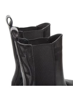 Best Pirce ???? Carinii Γυναίκες Biker Μποτάκια Μποτάκια με λάστιχο B8593 Μαύρο ???? -Carinii Εκπτώσεις unnamed file 2445