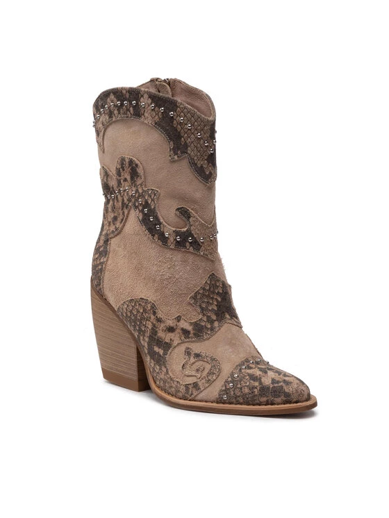 Best Pirce ???? Carinii Γυναίκες Biker Μποτάκια Μποτάκια B8445 Μπεζ ⭐ 3 Best Pirce ???? Carinii Γυναίκες Biker Μποτάκια Μποτάκια B8445 Μπεζ ⭐