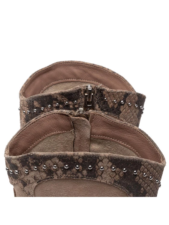 Best Pirce ???? Carinii Γυναίκες Biker Μποτάκια Μποτάκια B8445 Μπεζ ⭐ 8 Best Pirce ???? Carinii Γυναίκες Biker Μποτάκια Μποτάκια B8445 Μπεζ ⭐ - Image 6