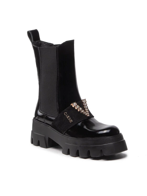 Κουπόνι ???? Carinii Γυναίκες Biker Μποτάκια Μποτάκια B8227 Μαύρο ???? 3 Κουπόνι ???? Carinii Γυναίκες Biker Μποτάκια Μποτάκια B8227 Μαύρο ????