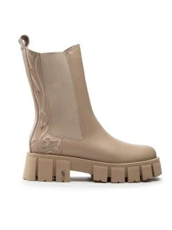 Τοπ 10 ???? Carinii Γυναίκες Biker Μποτάκια Μποτάκια με λάστιχο B8593 Μπεζ ???? -Carinii Εκπτώσεις unnamed file 2466