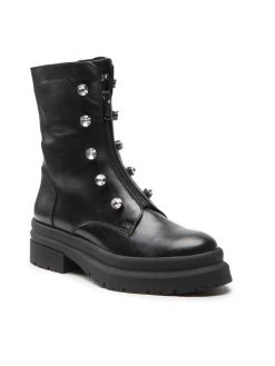 Το φθηνότερο ???? Carinii Γυναίκες Biker Μποτάκια Μποτάκια B8398 Μαύρο ????