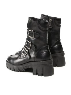 Νέος ???? Carinii Γυναίκες Biker Μποτάκια Μποτάκια B8456 Μαύρο ???? -Carinii Εκπτώσεις unnamed file 2611