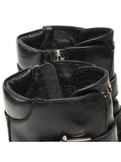 Νέος ???? Carinii Γυναίκες Biker Μποτάκια Μποτάκια B8456 Μαύρο ???? -Carinii Εκπτώσεις unnamed file 2613