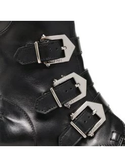 Νέος ???? Carinii Γυναίκες Biker Μποτάκια Μποτάκια B8456 Μαύρο ???? -Carinii Εκπτώσεις unnamed file 2614