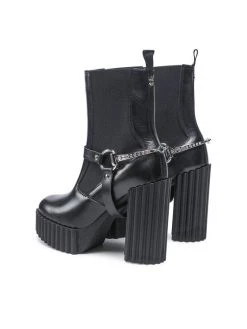 Φτηνός ???? Carinii Γυναίκες Biker Μποτάκια Μποτάκια B8439 Μαύρο ???? -Carinii Εκπτώσεις unnamed file 2665