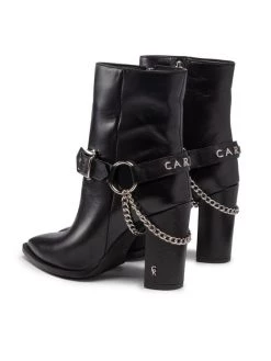 Φτηνός ???? Carinii Γυναίκες Biker Μποτάκια Μποτάκια B8300 Μαύρο ???? -Carinii Εκπτώσεις unnamed file 2701