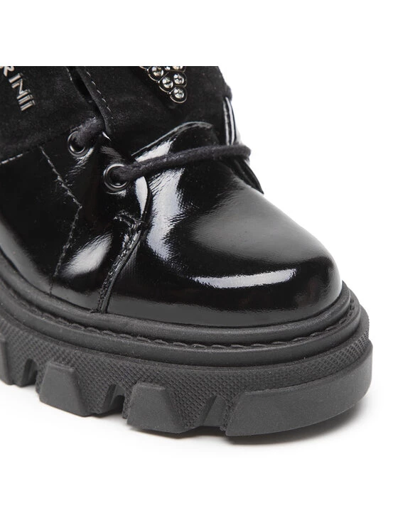 Νέος ???? Carinii Γυναίκες Biker Μποτάκια Μποτάκια B8503 Μαύρο ???? 7 Νέος ???? Carinii Γυναίκες Biker Μποτάκια Μποτάκια B8503 Μαύρο ???? - Image 5