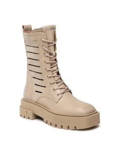 Καλύτερη πώληση ❤️ Carinii Γυναίκες Biker Μποτάκια Μποτάκια B8050 Καφέ ????