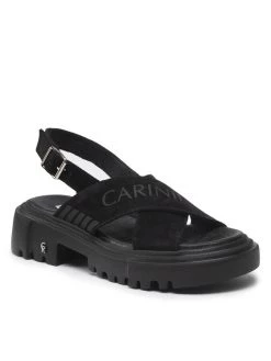 Αγορά ❤️ Carinii Γυναίκες Σανδάλια B8119 Μαύρο ????