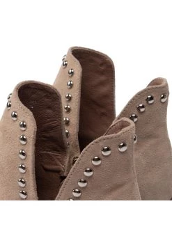 Ολοκαίνουργιο ???? Carinii Γυναίκες Biker Μποτάκια Μποτάκια B5328 Γκρι Μπεζ ✨ -Carinii Εκπτώσεις unnamed file 3002