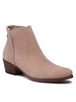 Εκπτωση ???? Carinii Γυναίκες Biker Μποτάκια Μποτάκια B5120 Μπεζ ????