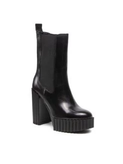 Τοπ 10 ✔️ Carinii Γυναίκες Biker Μποτάκια Μποτάκια B8440 Μαύρο ????