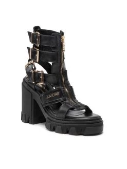 Φτηνός ???? Carinii Γυναίκες Σανδάλια B8525 Μαύρο ❤️