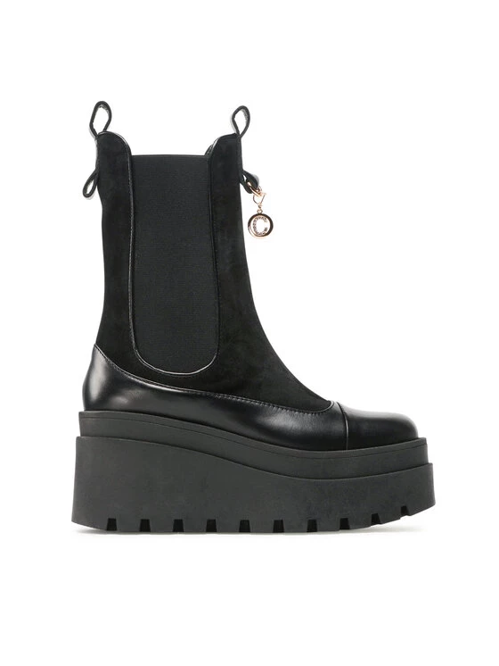 Φτηνός ???? Carinii Γυναίκες Biker Μποτάκια Μποτάκια B8308 Μαύρο ???? 4 Φτηνός ???? Carinii Γυναίκες Biker Μποτάκια Μποτάκια B8308 Μαύρο ???? - Image 2