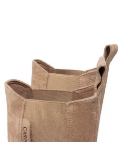 Εξοδος ???? Carinii Γυναίκες Biker Μποτάκια Μποτάκια με λάστιχο B8441 Μπεζ ???? -Carinii Εκπτώσεις unnamed file 3077